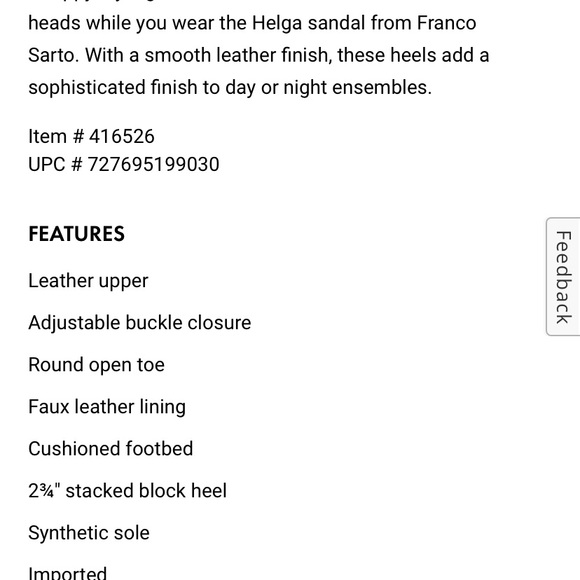 Helga Franco Santo sandal - size 9.5 - Picture 10 of 10